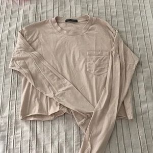 Brandy Melville Long sleeved crop top